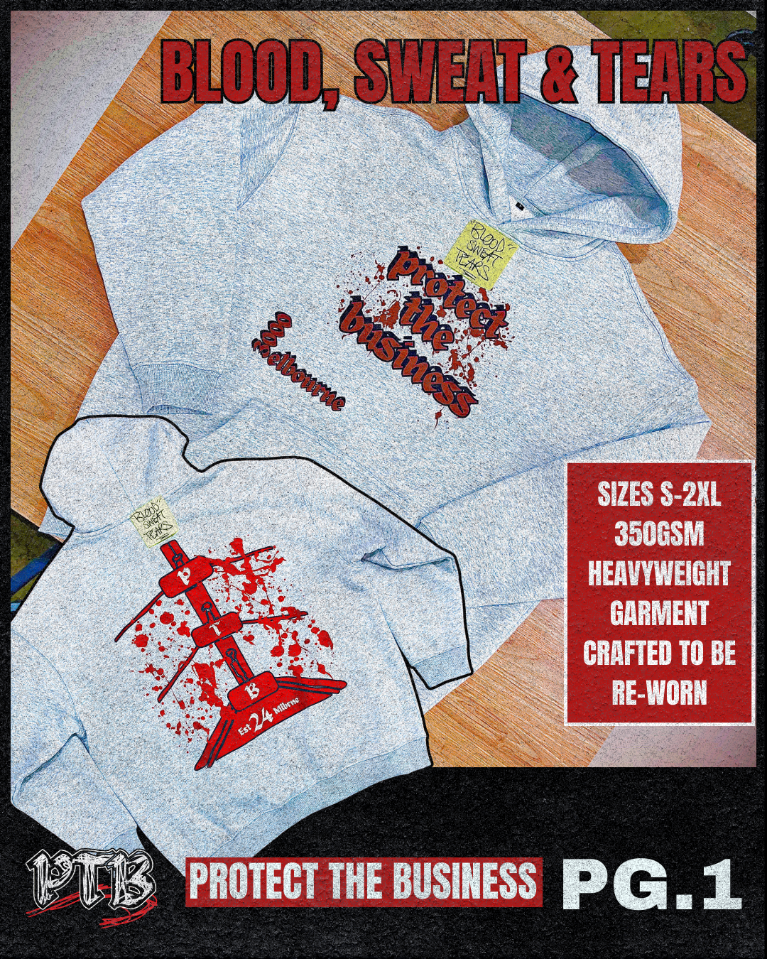 'Blood, Sweat and Tears' Hood